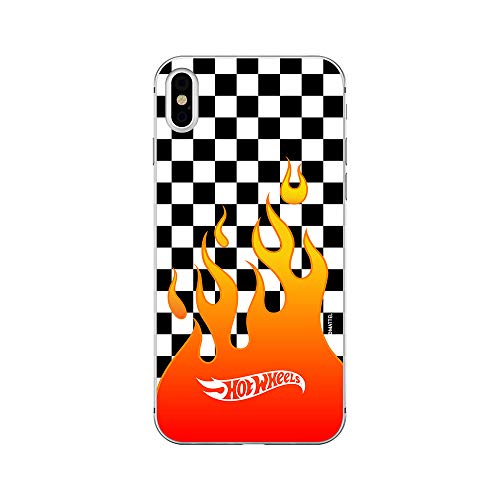 Oryginalne i oficjalnie licencjonowane etui na telefon komórkowy Hot Wheels do iPhone X, iPhone XS, etui, etui, etui z tworzywa sztucznego TPU i silikonu chroni przed uderzeniami i zarysowaniami