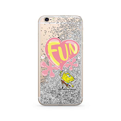 Oryginalne i oficjalnie licencjonowane etui na telefon komórkowy Spongebob do iPhone 6, iPhone 6s, pokrowiec, etui z tworzywa sztucznego TPU silikon, chroni przed uderzeniami i zarysowaniami