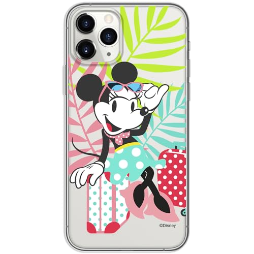 ERT GROUP etui na telefon Apple Iphone 11 PRO, case oryginalny i oficjalnie licencjonowany przez Disney, wzór Minnie 029, optymalnie dopasowane, plecki z TPU częściowo przeźroczyste