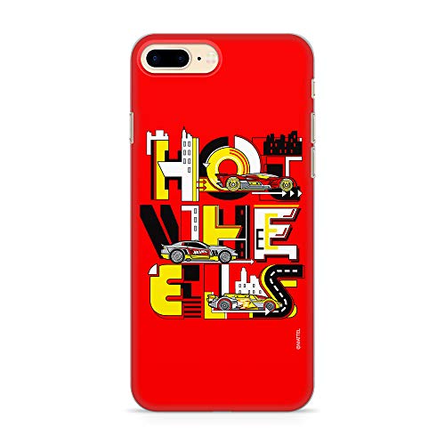 Oryginalne i oficjalnie licencjonowane etui na telefon komórkowy Hot Wheels do iPhone 7 PLUS, iPhone 8 PLUS, etui, etui z tworzywa sztucznego TPU silikon, chroni przed uderzeniami i zarysowaniami