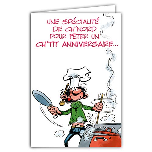 Afie Karta regionalna 59 północny Gaston Lagaffe Bon Anniversary; kuchnia; specjalny; przepisy, maroile; piwo GLCT-0096