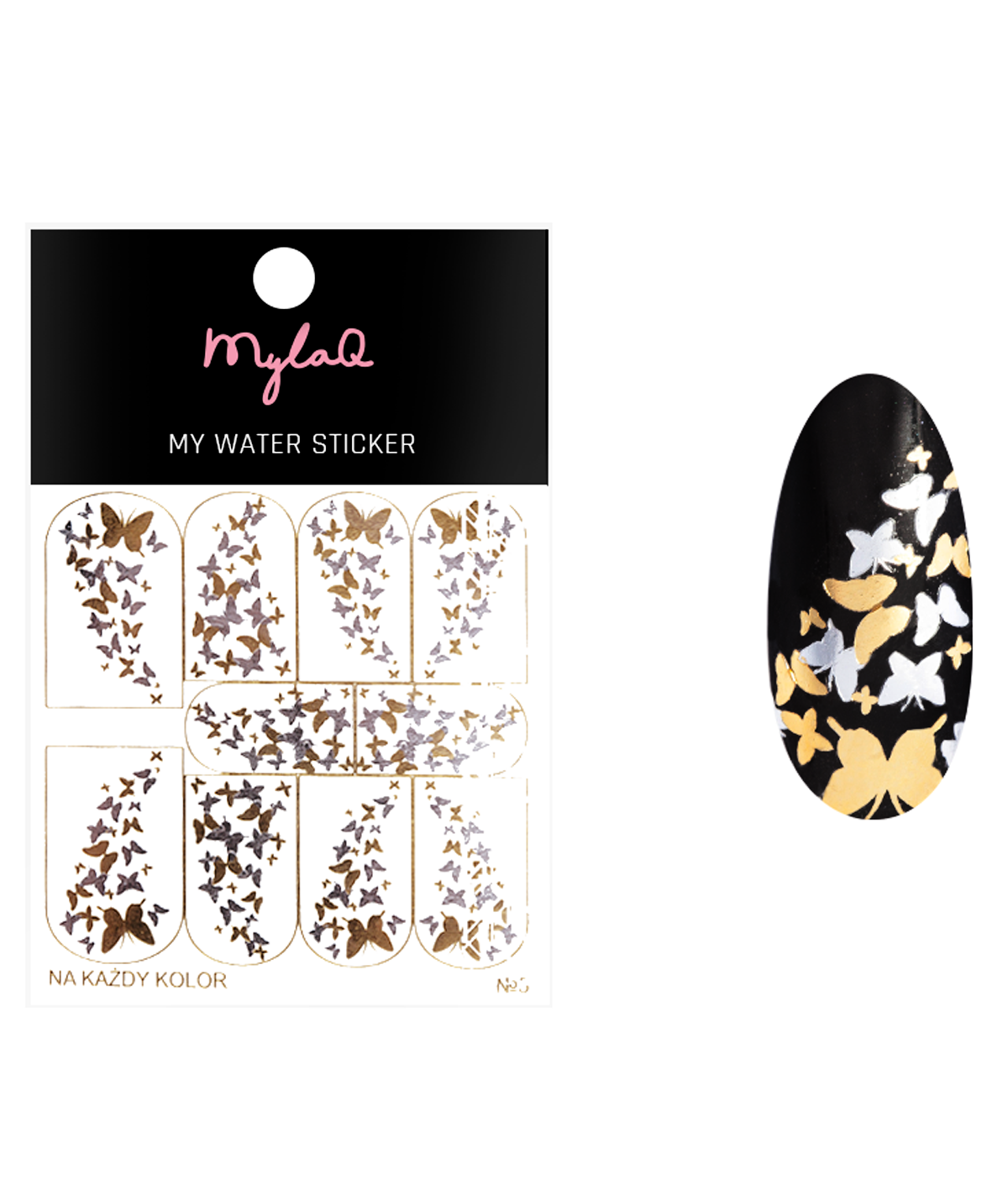 MyLaq Naklejki na paznokcie My Water Sticker 5 MylaQ M280-5