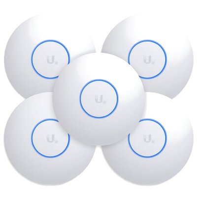 Ubiquiti Ubiquiti UniFi Wave2 AC AP, Security and BLE, 5-Pack, PoE Not Included UAP-AC-SHD-5