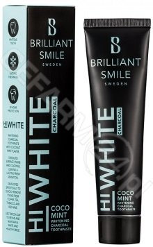 WM BRANDS SP. Z O.O. WM BRANDS SP Z O.O Brilliant Smile HiWhite Charcol Coco Mint pasta do zębów 65 ml