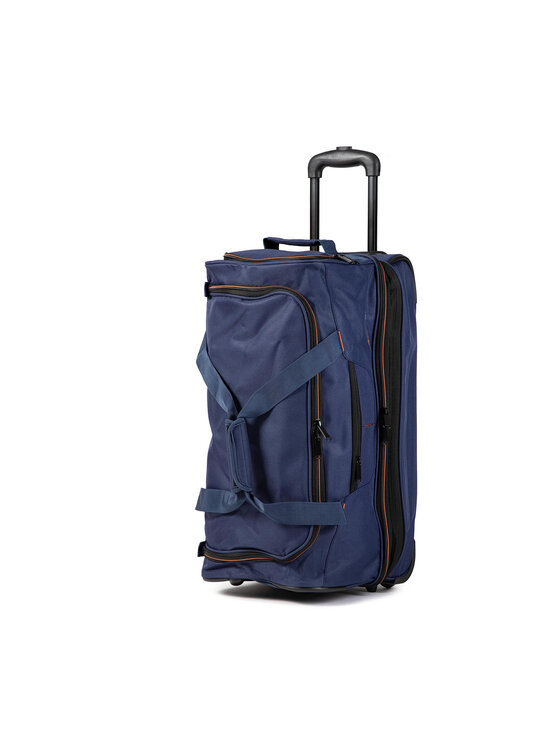 Travelite Mała Materiałowa Walizka 96275-20 Granatowy