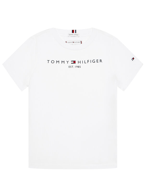 Tommy Hilfiger T-Shirt Essential KS0KS00210 Biały Regular Fit