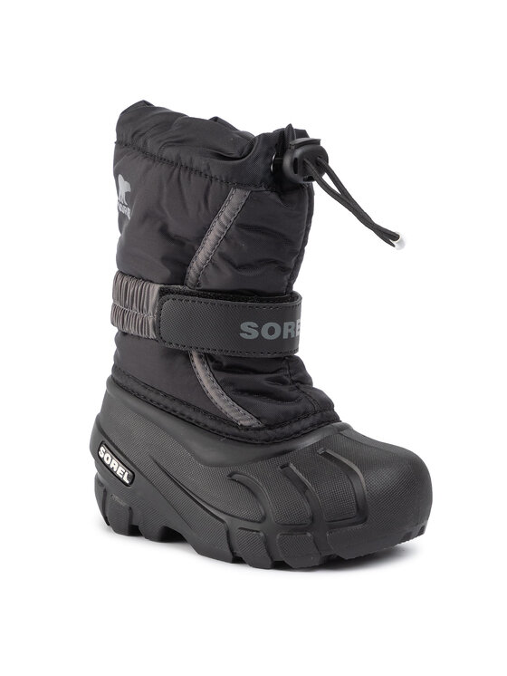 Sorel Śniegowce Childrens Flurry NC1695 Czarny
