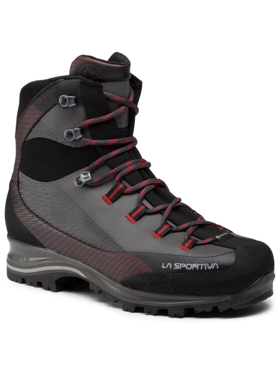 La Sportiva Trango TRK Leather GTX Buty Mężczyźni, carbon/chili EU 45 2021 Trapery turystyczne 11Y900309-45