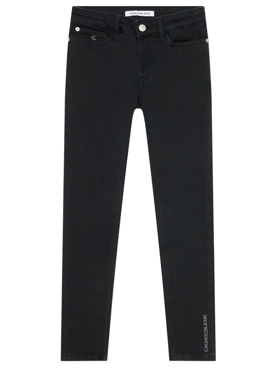Calvin Klein Jeans Jeansy Clean Black Strech IG0IG01206 Czarny Skinny Fit
