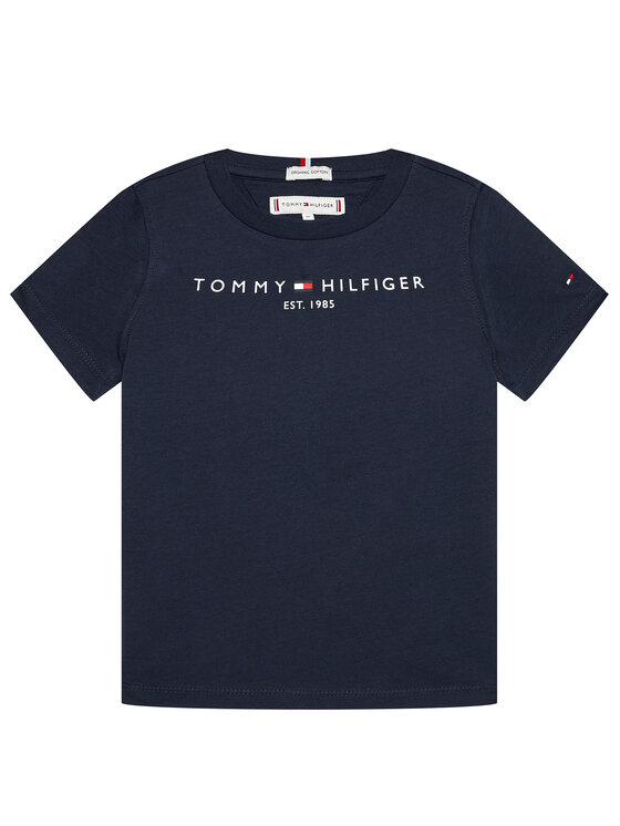 Tommy Hilfiger T-Shirt Essential KS0KS00210 Granatowy Regular Fit