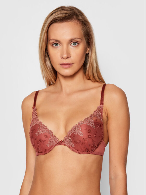 Passionata by Chantelle Biustonosz push-up White Nights P40690 Czerwony