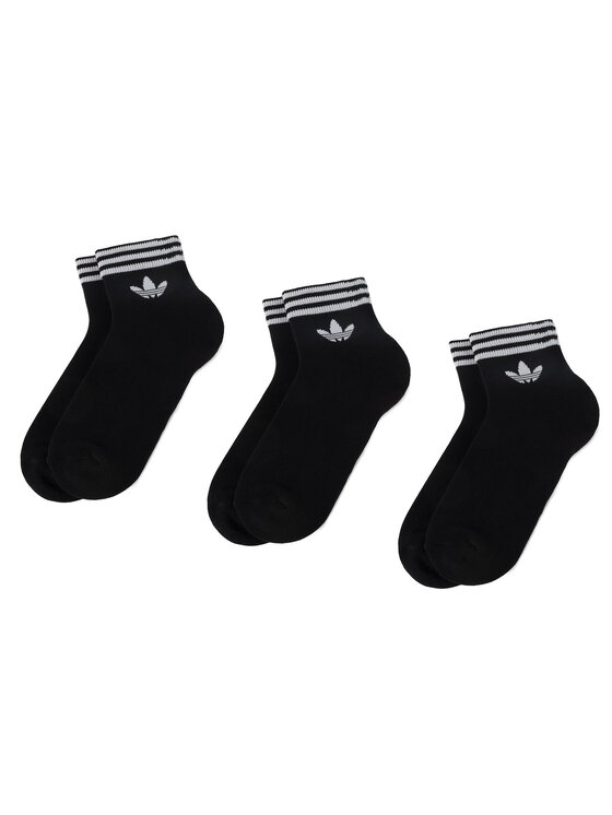Adidas Zestaw 3 par niskich skarpet unisex Tref Ank Sck Hc EE1151 Czarny