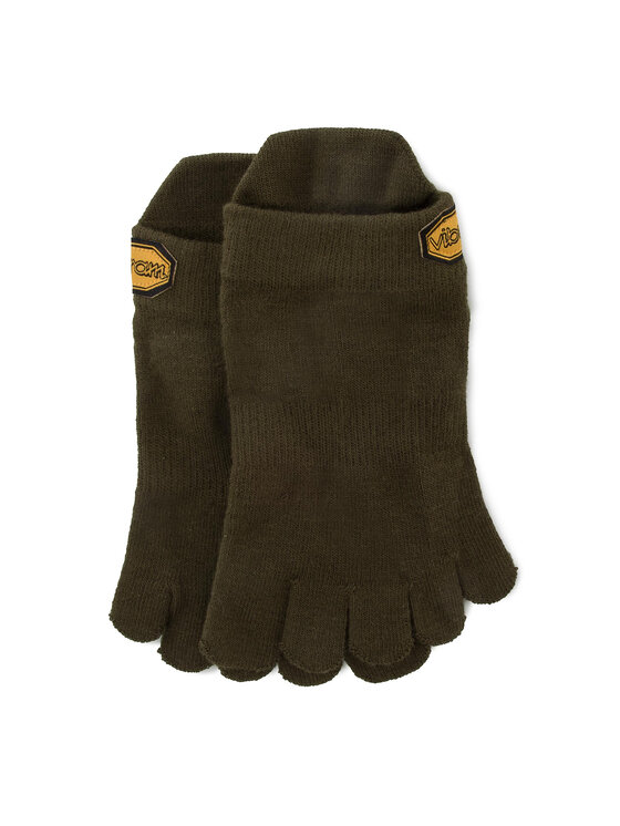 Vibram Fivefingers Skarpety Niskie Unisex Athletic No Show S18N01 Zielony