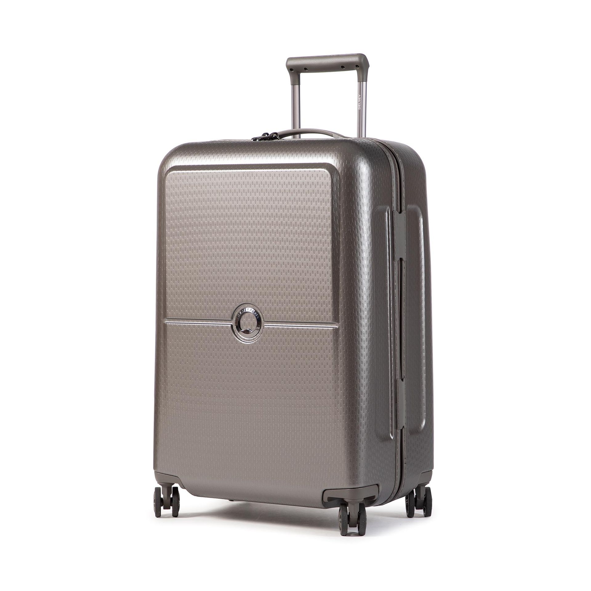 Delsey Średnia Twarda Walizka Turenne 00162181011 Silver