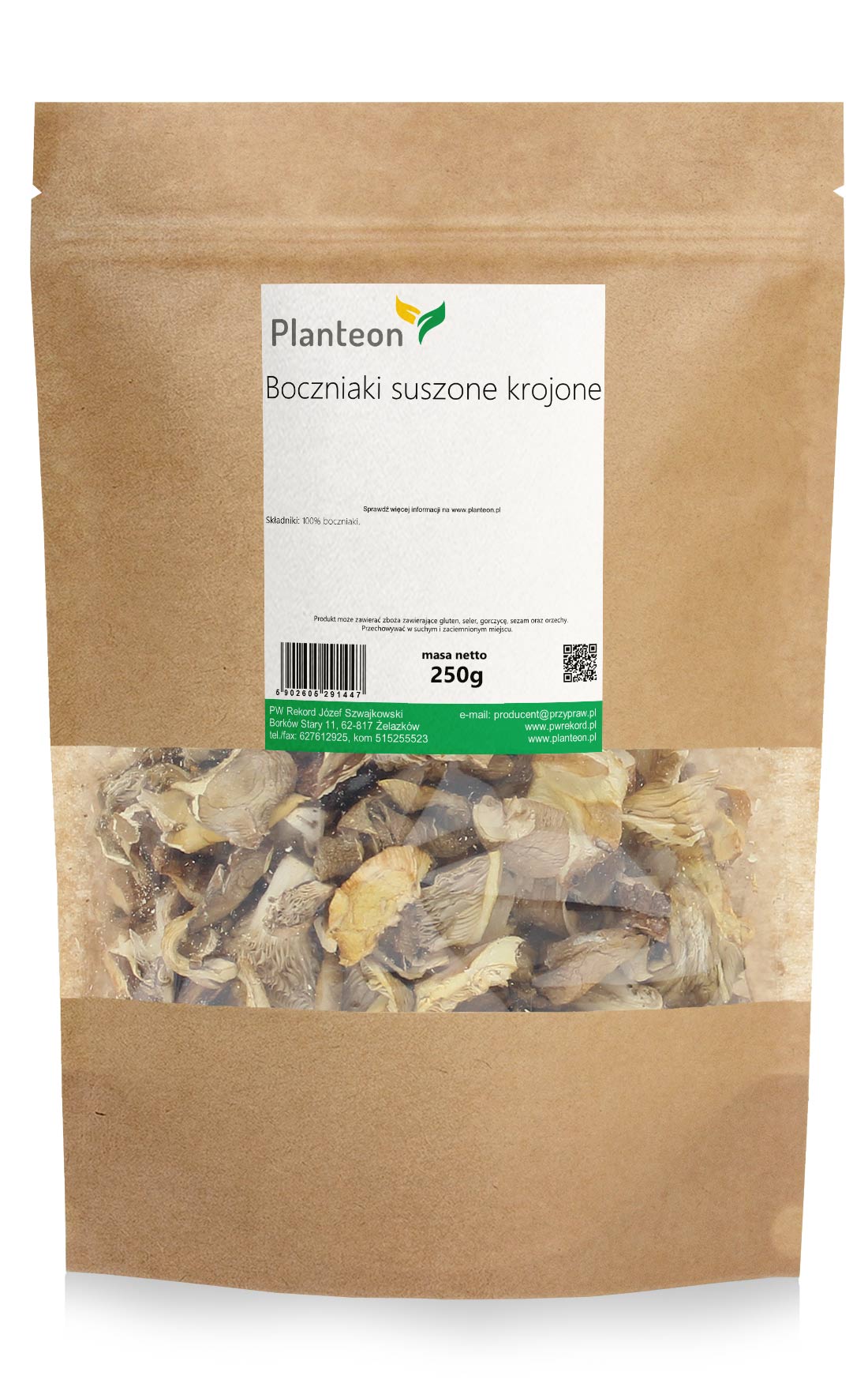 Boczniaki suszone krojone 250g