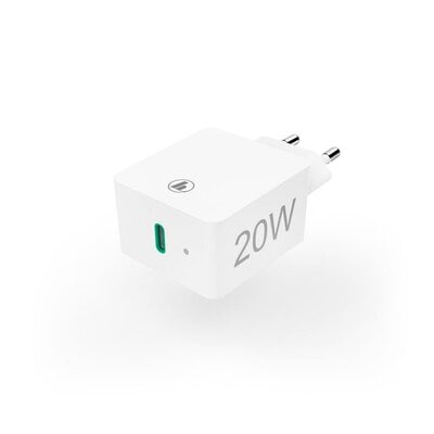 Philips Ładowarka sieciowa Hama 20W PD QC 3.0 z wyjściem USB-C biała kompatybilna z iPhone 210535