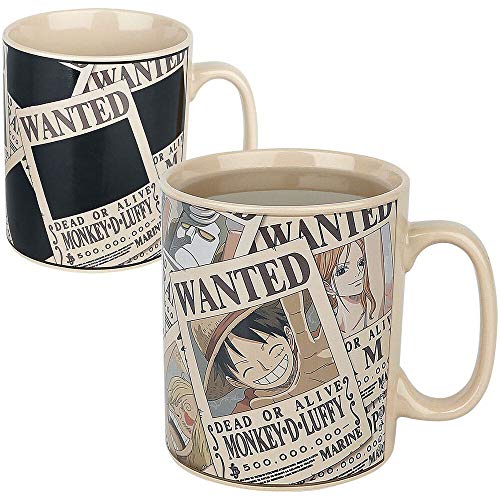 ABYstyle Studio One Piece  kubek magiczny Wanted (do ciepła) 460 ML ABYMUG405