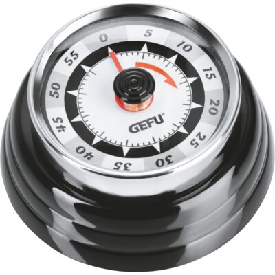 Gefu GEFU ge12290 Timer metalowy retro czarna 7,3 x 7,3 x 3,31 cm GE12290