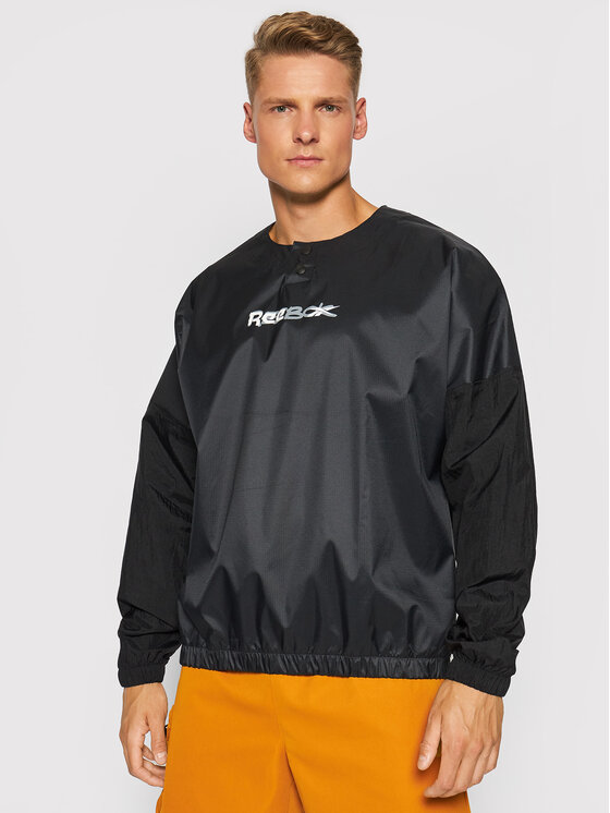 Reebok Kurtka przejściowa Myt Crew GT5788 Czarny Regular Fit