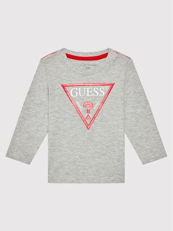 Guess Bluzka L84I29 K8HM0 Szary Regular Fit