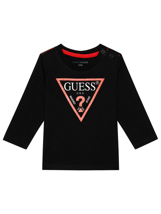 Guess Bluzka L84I29 K8HM0 Czarny Regular Fit