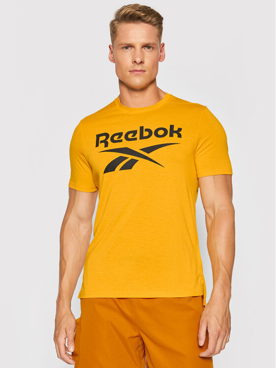 Reebok T-Shirt Workout Ready Supremium Graphic GT5759 Pomarańczowy Regular Fit