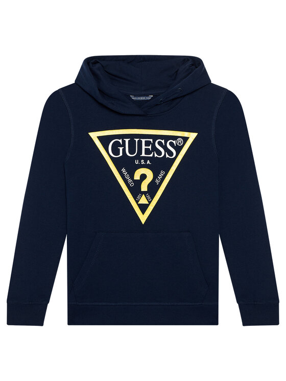 Guess Bluza L92Q09 KAUG0 Granatowy Regular Fit