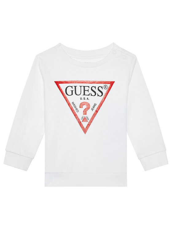 Guess Bluza L73Q09 KAUG0 Biały Regular Fit