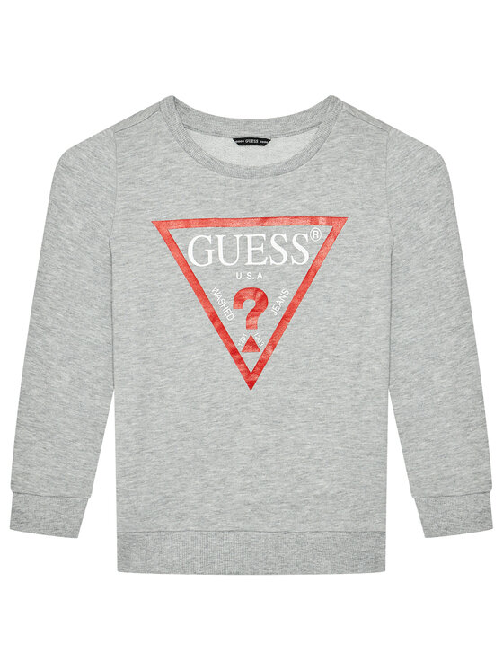 Guess Bluza L73Q09 KAUG0 Szary Regular Fit