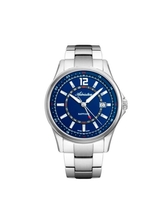 Adriatica Zegarek A8325.5155Q Srebrny