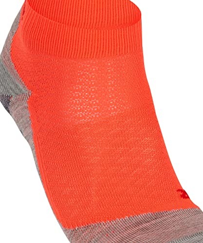 FALKE Kobiety Skarpety do biegania RU5 Race Short W SSO Oddychający I Szybkoschnący przeciw pęcherzom 1 Para, Czerwony (Neon Red 8584), 37-38