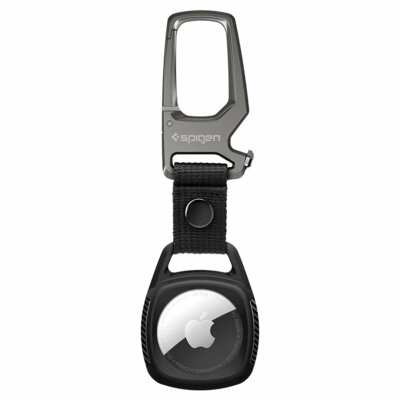 Spigen Brelok Rugged Armor do Apple Airtag Czarny Matowy