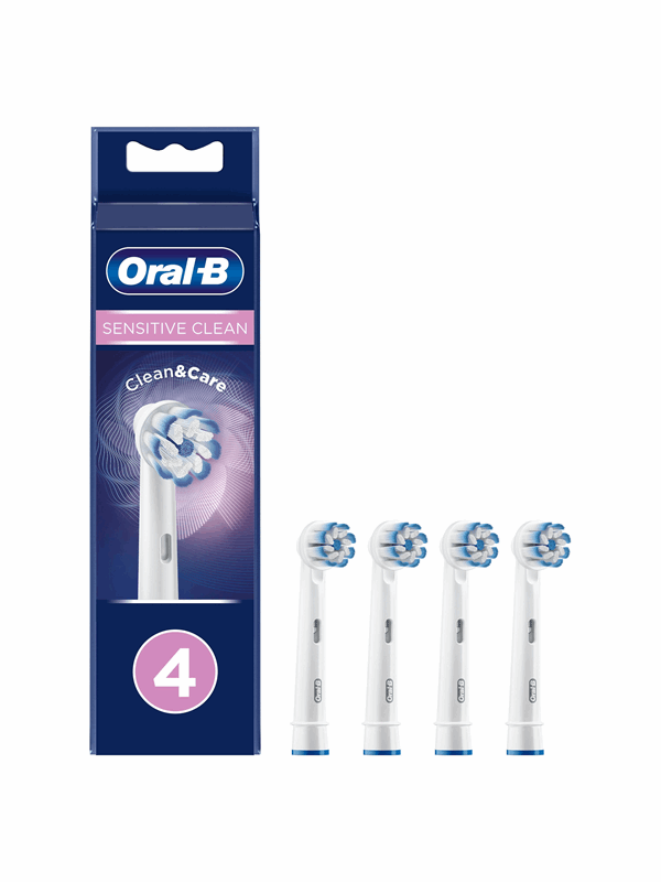 Oral-B Akcesoria Sensitive Clean & Care 4 pcs