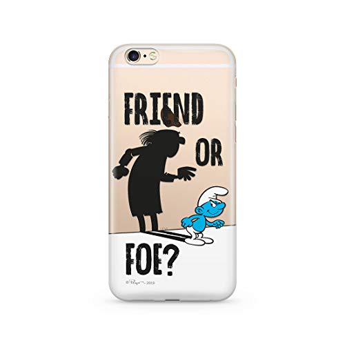 Oryginalne i oficjalnie licencjonowane etui na telefon komórkowy The Smurfs do iPhone 6, iPhone 6S, smerf, etui, obudowa z tworzywa sztucznego TPU, chroni przed uderzeniami i zarysowaniami