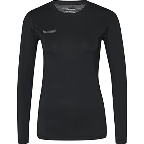 Hummel Hummel Damska koszulka Hml First Performance Women Jersey L/S Base Layer Top czarny czarny l 204515-2001
