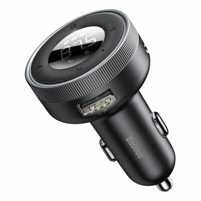 Enjoy Ładowarka Baseus Baseus Car Ładowarka samochodowa transmiter FM USB 3,5mm jack MP3 Bluetooth CCLH-01 CCLH-01
