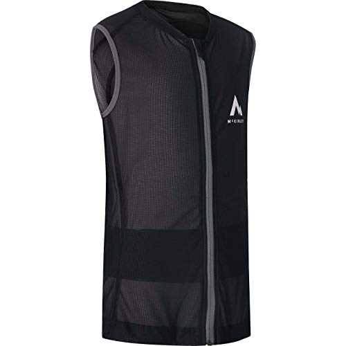 McKINLEY Unisex's Fortress 3.0 ochraniacz na plecy, czarny/szary, L