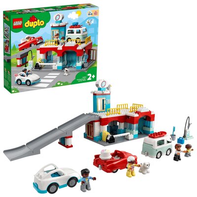 LEGO DUPLO Parking piętrowy i myjnia samochodowa