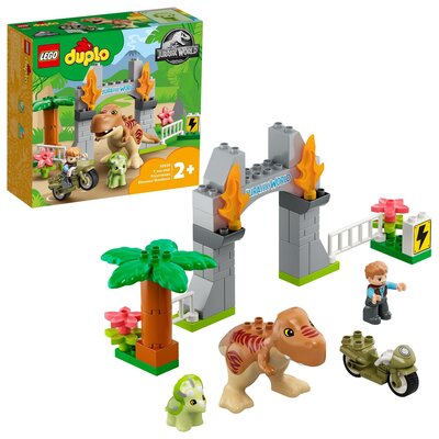 LEGO DUPLO Jurassic World Ucieczka tyranozaura i triceratopsa 10939