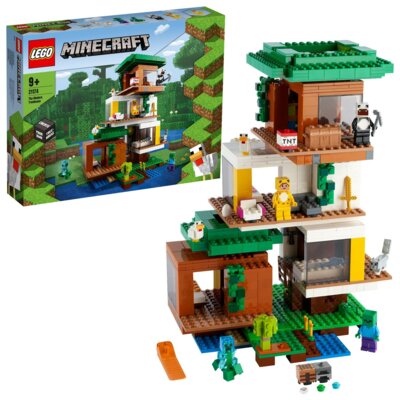 LEGO Minecraft Nowoczesny domek na drzewie 21174