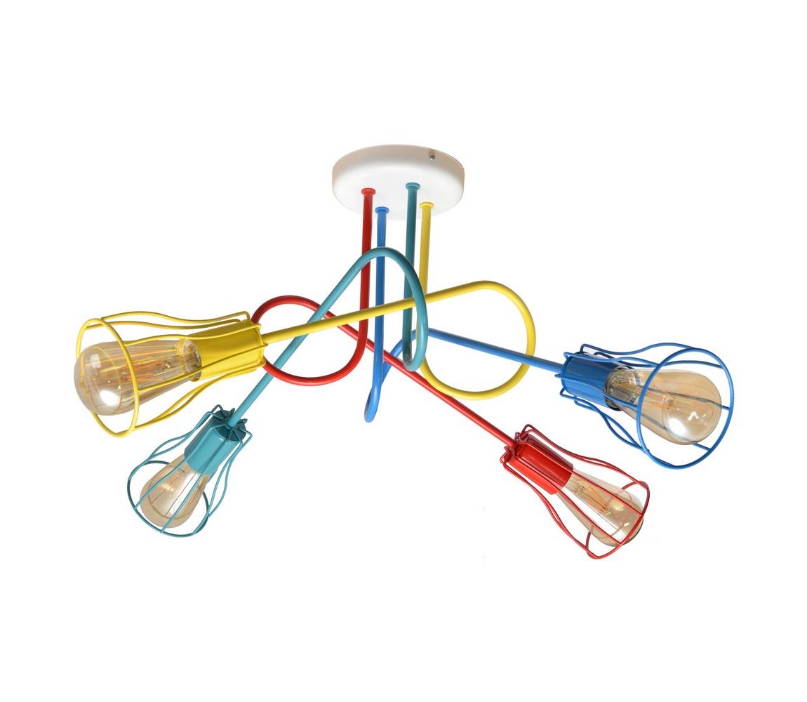 Dziecięcy żyrandol natynkowy OXFORD 4xE27/60W/230V