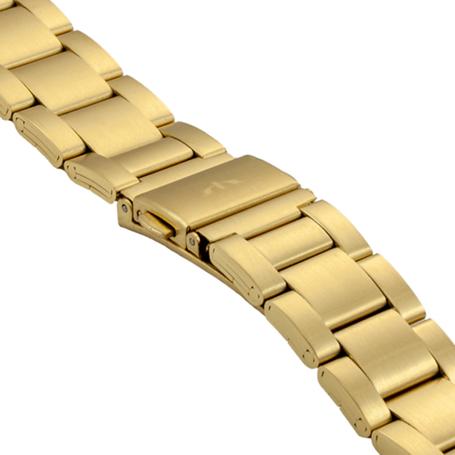 Bransoleta BISSET - PVD złota 22 mm (BR-120)