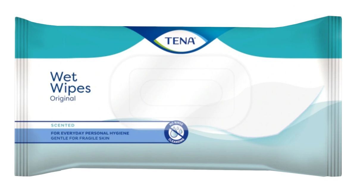 SCA HYGIENE PRODUCTS AB TENA Wet Wipe 3 w 1 chusteczki oczyszczające 80sztuk 7073816