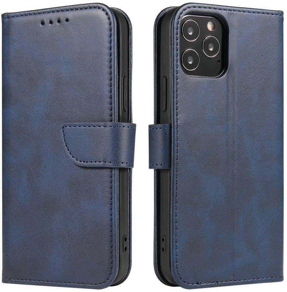 Magnet Case elegancki futerał etui pokrowiec z klapką i funkcją podstawki Samsung Galaxy A52 5G / A52 4G niebieski