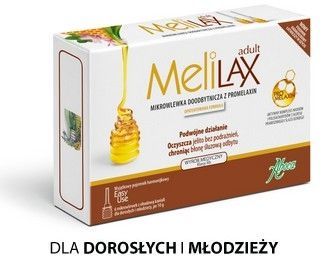 Aboca Melilax dla dorosłych i młodzieży 6 mikrowlewek po 10g