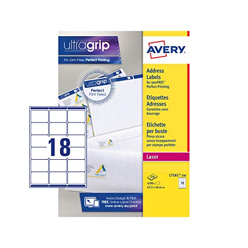 Avery etykiety adresowe schnellabloesend L7161-250