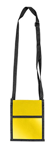 Veloflex 7200310 - saszetka na szyję Velocolor, 13,5 x 17,5 cm, żółta