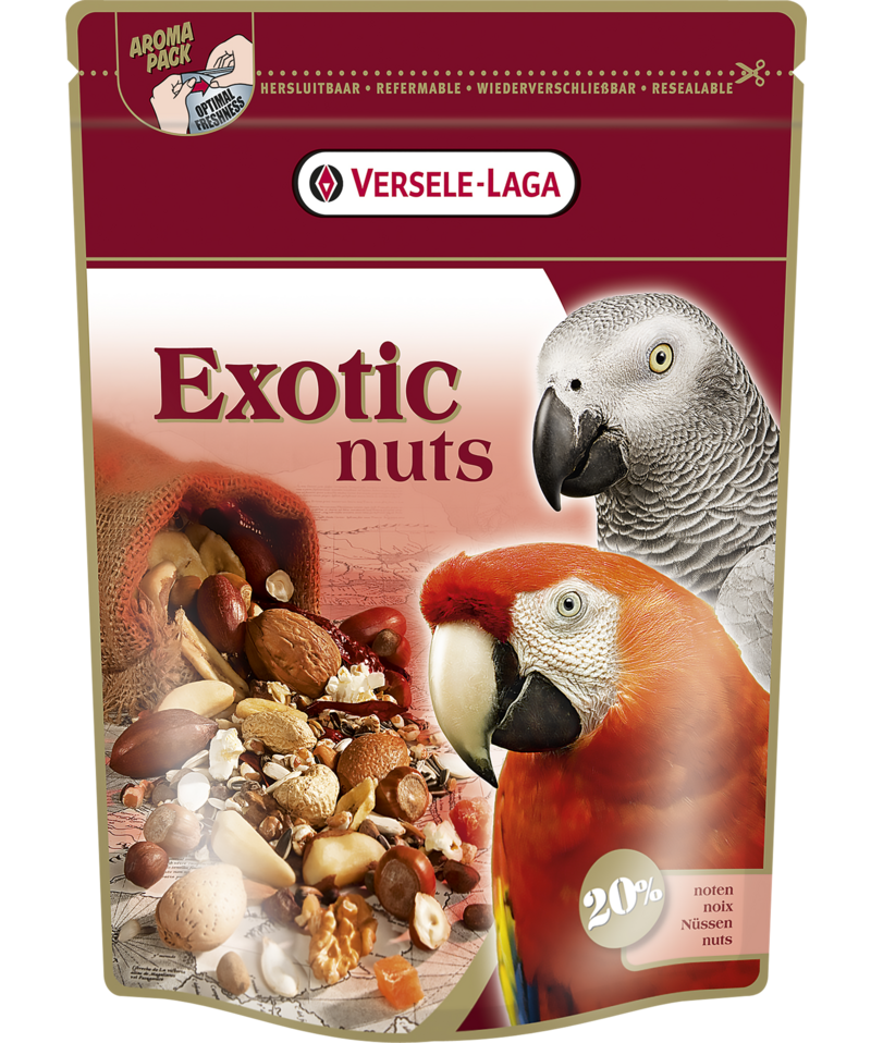 Versele-Laga Exotic Nuts 750g mieszanka orzechowa dla dużych papug 750g 49035-uniw