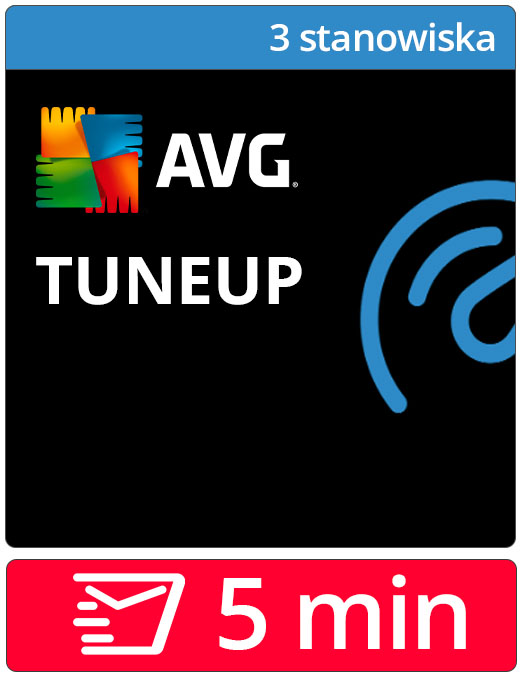 AVG PC TuneUp 2026 PL (3 stanowiska, 24 miesiące)