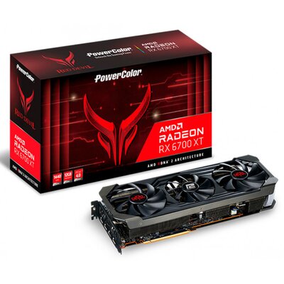 Power Color Radeon RX 6700 XT Red Devil 12GB GDDR6 AXRX 6700XT 12GBD6-3DHE/OC AXRX 6700XT 12GBD6-3DHE/OC